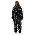 Snuggs Kids Blanket Onesie Black Stars Onesie